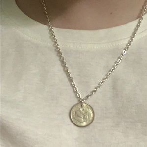 Dime necklace